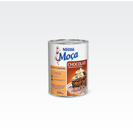 Recheio de Cobertura Chocolate Moça 2,5kg